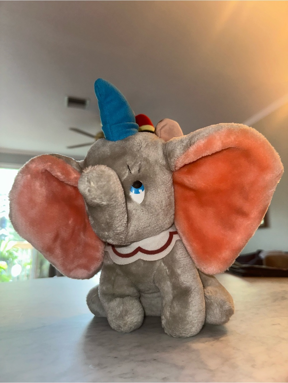 VTG 80’s Disney 11”Dumbo & Timothy Q. 8” Mouse Plush - Best Friends